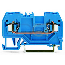 2-conductor through terminal block, 2.5 mm&sup2;, suitable for Ex i applications, blue