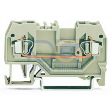 2-conductor through terminal block, 2.5 mm&sup2;, suitable for Ex e II applications, light gray