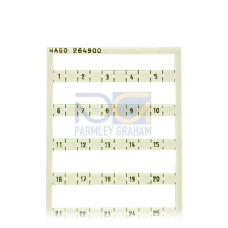 Mini-WSB marking card, as card, MARKED, white