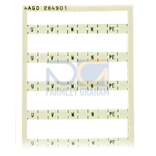 Mini-WSB marking card, as card, MARKED, white