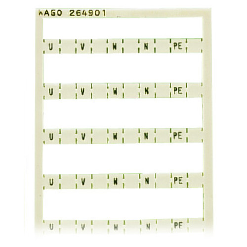 Mini-WSB marking card, as card, MARKED, white