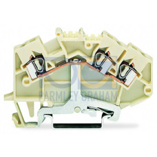 3-conductor shield terminal block, 2.5 mm&sup2;, center marking, white