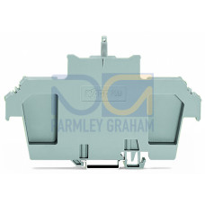 Cover carrier, Type 2, incl. fixing/retaining screws and knurled nut, gray