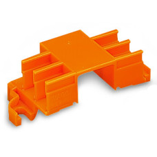 Mounting carrier, for 6 connectors, 243 Series, orange