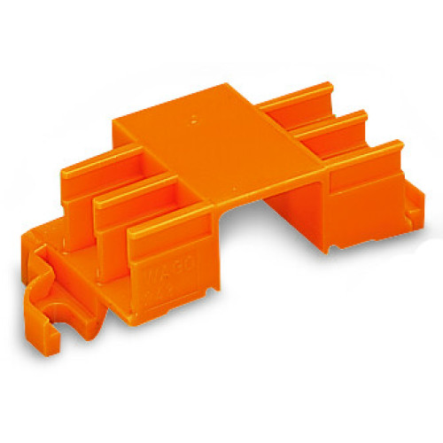 Mounting carrier, for 6 connectors, 243 Series, orange