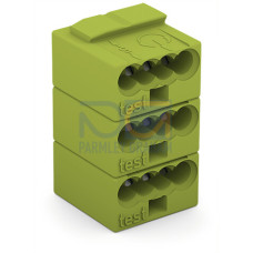 4-conductor female plug, PUSH WIRE&reg;, 0.8 mm &Oslash;, orange