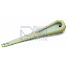 Operating tool, for connecting comb-style jumper bar, made of insulating material, natural