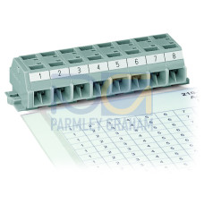 Marking strips, as a DIN A4 sheet, MARKED, white