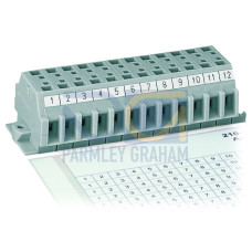 Marking strips, as a DIN A4 sheet, MARKED, white