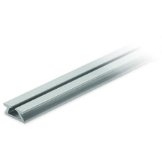 Aluminum carrier rail, 1000 mm long, 18 mm wide, silver-colored
