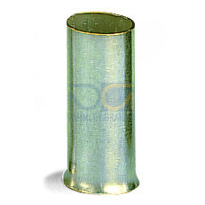 Ferrule, Sleeve for 16 mm&sup2; / AWG 6, uninsulated, brown metallic