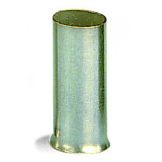 Ferrule, Sleeve for 16 mm² / AWG 6, uninsulated, brown metallic