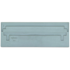 Separator plate, 2 mm thick, oversized, gray