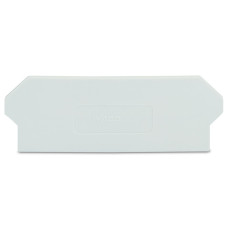 Separator plate, 2 mm thick, oversized, light gray