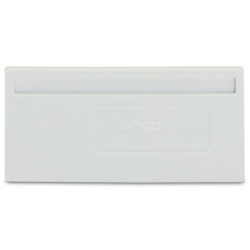 Separator plate, 2 mm thick, oversized, light gray