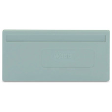 Separator plate, 2 mm thick, oversized, gray