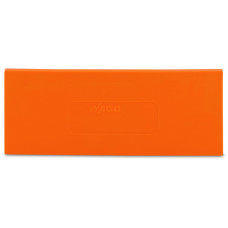 Separator plate, 2 mm thick, oversized, orange
