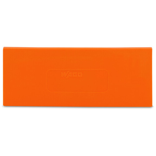 Separator plate, 2 mm thick, oversized, orange