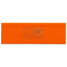 Separator plate, 2 mm thick, oversized, orange