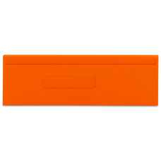 Separator plate, 2 mm thick, oversized, orange
