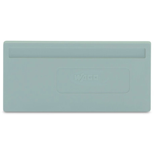 Separator plate, 2 mm thick, oversized, gray