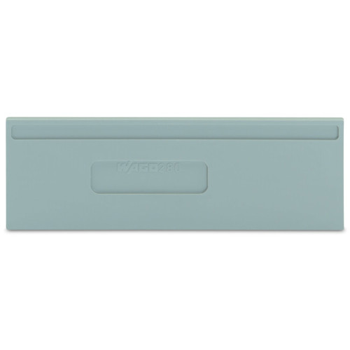 Separator plate, 2 mm thick, oversized, gray