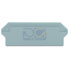 Separator plate, 2 mm thick, oversized, gray