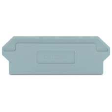 Separator plate, 2 mm thick, oversized, gray