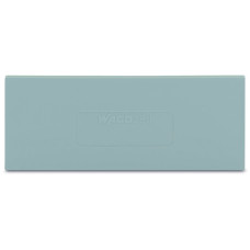 Separator plate, 2 mm thick, oversized, gray
