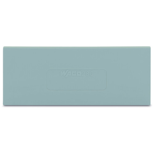 Separator plate, 2 mm thick, oversized, gray