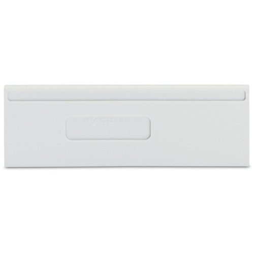 Separator plate, 2 mm thick, oversized, light gray