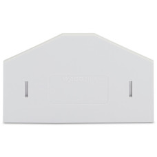 Separator plate, 2.5 mm thick, oversized, light gray