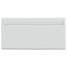 Separator plate, 2 mm thick, oversized, light gray