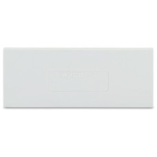Separator plate, 2 mm thick, oversized, light gray
