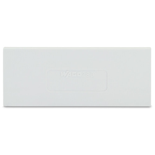 Separator plate, 2 mm thick, oversized, light gray