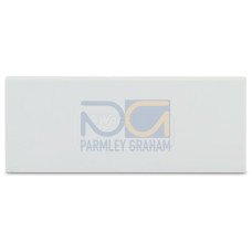 Separator plate, 2 mm thick, oversized, light gray