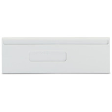 Separator plate, 2 mm thick, oversized, light gray