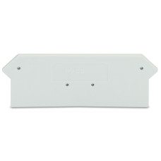 End and intermediate plate, 2 mm thick, light gray
