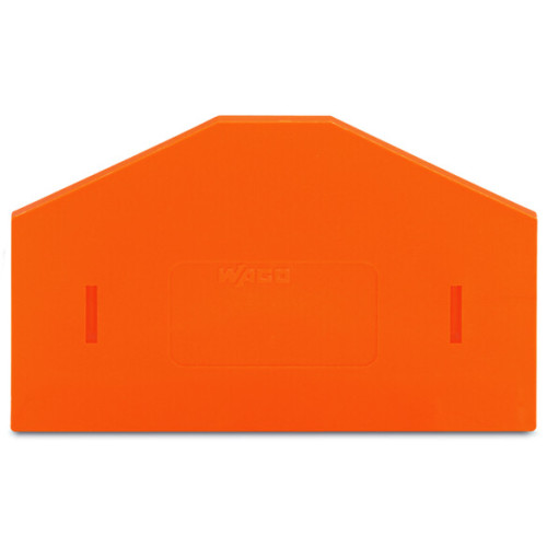 Separator plate, 2 mm thick, oversized, orange