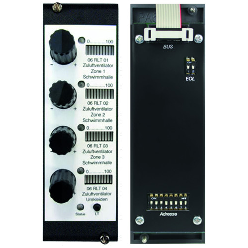 RBT40 Analog Module, 4 rotary encoders, 4 bargraphs