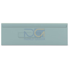 Separator plate, 2 mm thick, oversized, gray