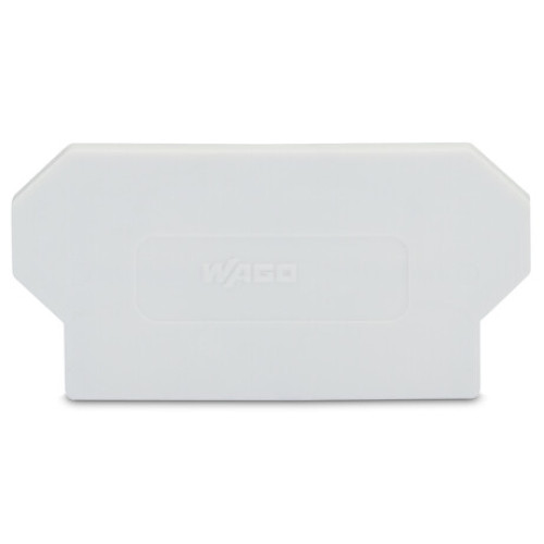 Separator plate, 2 mm thick, oversized, light gray