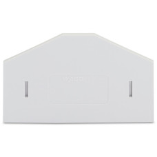 Separator plate, 2 mm thick, oversized, light gray