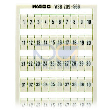 WSB marking card, as card, MARKED, white