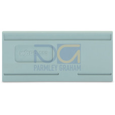 Separator plate, 2 mm thick, oversized, gray