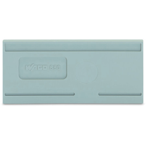 Separator plate, 2 mm thick, oversized, gray