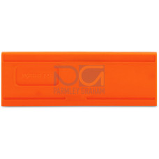 Separator plate, 2 mm thick, oversized, orange
