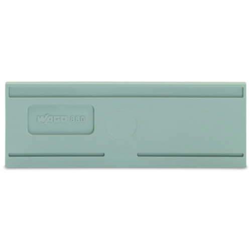 Separator plate, 2 mm thick, oversized, gray