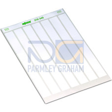 Labels, for laser printer, permanent adhesive, white