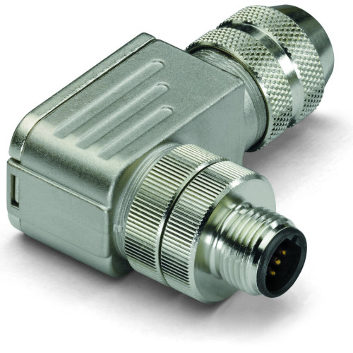 Accessories, M12 plug, right angle, 5-pole